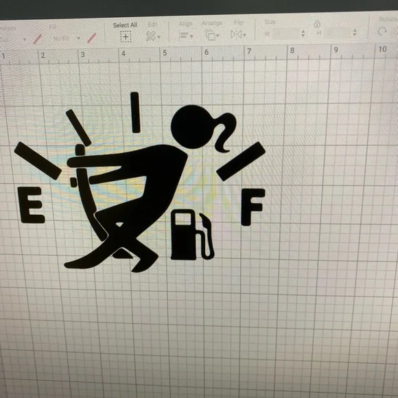 COPY - Car decal in white vinyl in black or white - Picture 1 of 1